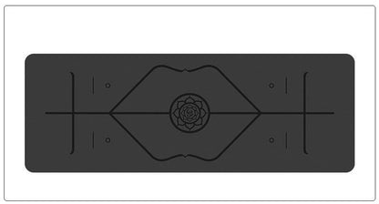 Natural rubber yoga mat