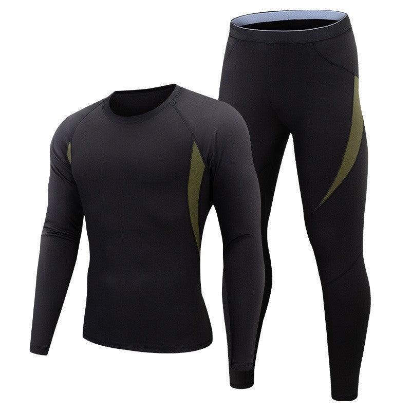 Sports Workout Clothes Thermal Underwear Suit For Men

